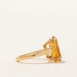 Mandarin Citrine Cocktail Ring | 5.25ct | SZ 5.75 | Supply