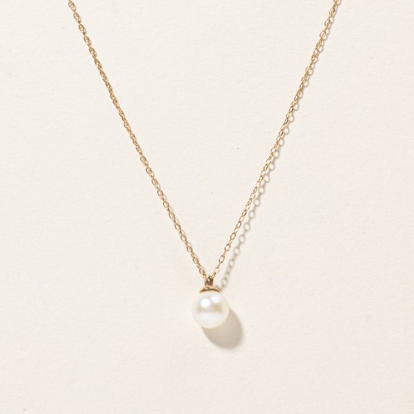 Pearl Pendant Necklace | 16 | Cheap