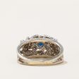 Sapphire & Diamond Cocktail Ring | 0.60ctw, 0.12ctw | SZ 6.5 | Online now