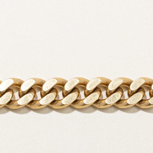 18k Yellow Gold Cuban Link Bracelet | 8  | Online now