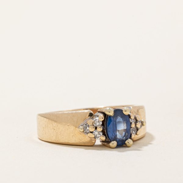 Sapphire & Diamond Ring | 0.48ct, 0.06ctw | SZ 4.25 | Sale