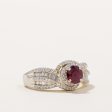 Ruby & Diamond Ring | 0.82ct, 0.51ctw | SZ 6 | Discount