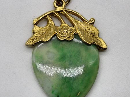 Jadeite Heart 24k Pendant | 20.00ct | Cheap