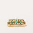 Emerald & Diamond Ring | 0.86ctw, 0.02ctw | SZ 5.5 | Online Sale