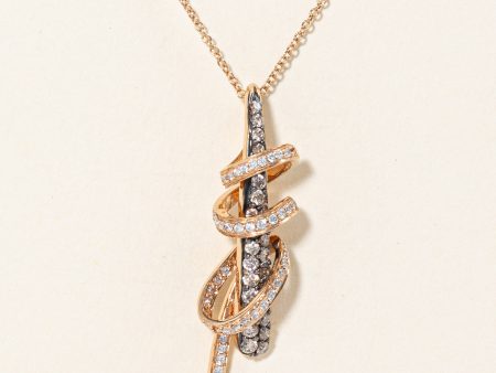 Le Vian  Chocolate & Vanilla Diamond Pendant Necklace | 0.50ctw, 0.25ctw | 18  | Cheap