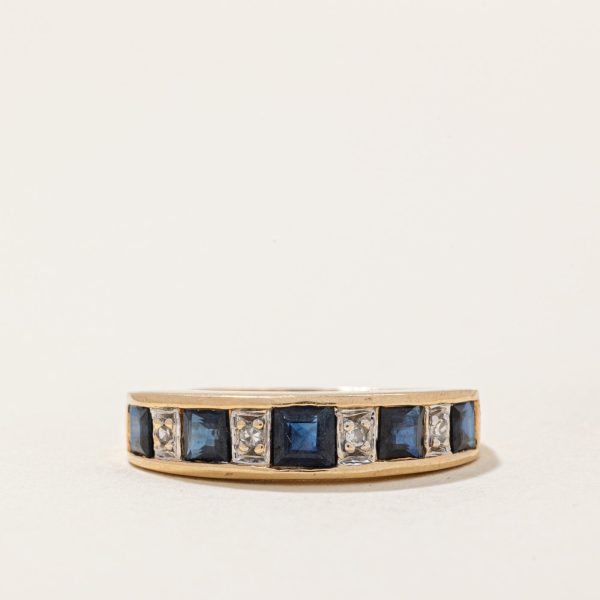 Sapphire & Diamond Ring | 0.84ctw, 0.02ctw | SZ 5.75 | Online Sale