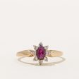 Ruby & Diamond Ring | 0.35ct, 0.08ctw | SZ 6 | Supply