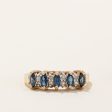 Sapphire & Diamond Ring | 0.50ctw, 0.04ctw | SZ 7.75 | Fashion