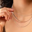 Triple Layered Chain Necklace Sale