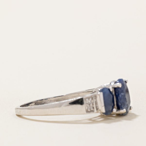 Sapphire & Diamond Ring | 1.90ctw, 0.02ctw | SZ 7 | on Sale