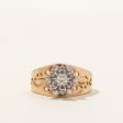 Filigree Diamond Cluster Ring | 0.22ctw | SZ 6.5 | Sale