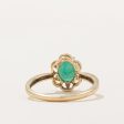 Emerald & Diamond Cocktail Ring | 1.69ct, 0.03ctw | SZ 7.75 | Fashion