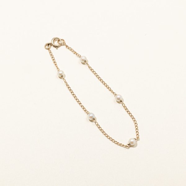 Pearl Chain Bracelet | 8 | Sale