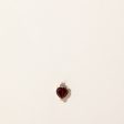 Garnet & Diamond Heart Pendant | 0.90ct, 0.01ct | Fashion