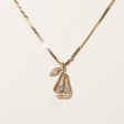 Gold Pear Pendant & Necklace | 0.05ctw | 16  | Online now