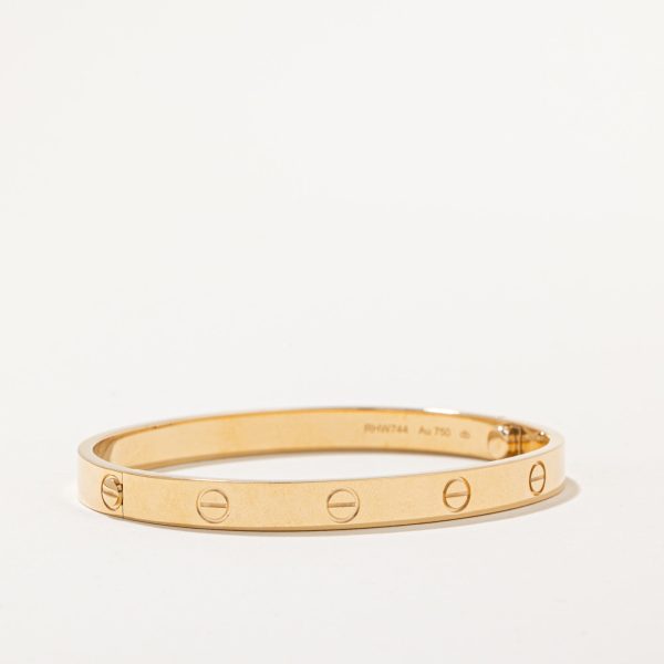 Cartier  Love Bracelet, Classic Model | Cartier Size 18 | Online now