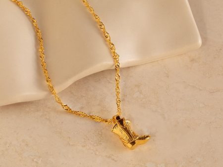 Cowboy Boot Necklace Online Sale