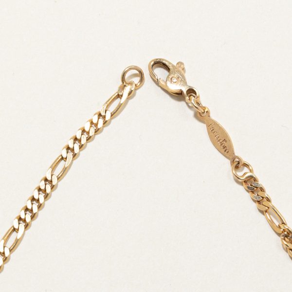 14k Yellow Gold Figarucci Link Bracelet | 8.5  | Online Hot Sale