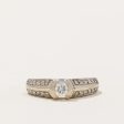 Semi Bezel Diamond Engagement Ring | 0.58ctw | SZ 7 | Online Hot Sale