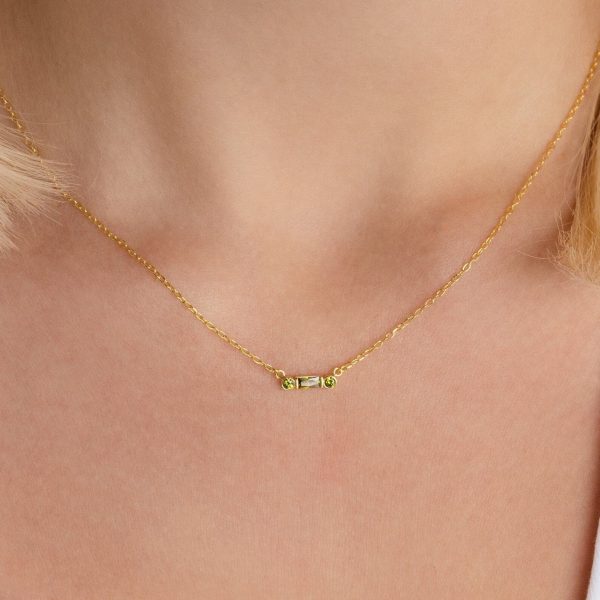 Initial Morse Birthstone Necklace For Discount