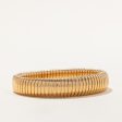 18k Yellow Gold Fluted Bracelet | 7.75  | on Sale