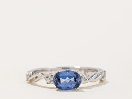 Sapphire & Diamond Ring | 0.85ct, 0.06ctw | SZ 6.5 | on Sale