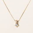 Princess Cut Diamond Pendant Necklace | 0.19ct | 18  | Sale