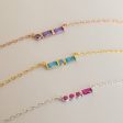 Initial Morse Birthstone Necklace For Discount