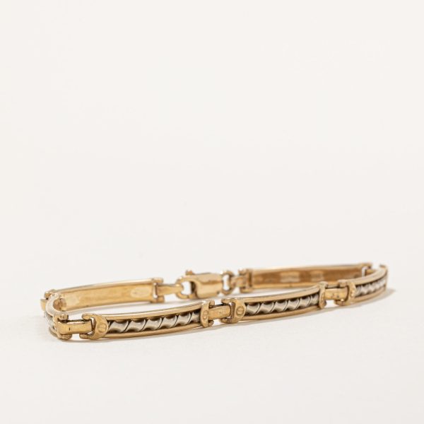 Mardo  10k Two Tone Gold Bracelet | 7  | Discount