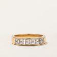 Princess & Baguette Cut Diamond Band | 0.50ctw | SZ 5.75 | Online