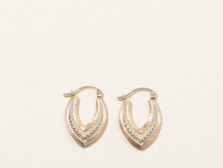 Textured Hoop Earrings Supply