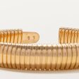 18k Yellow Gold Fluted Bracelet | 7.75  | on Sale