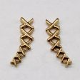 Tiffany & Co  Paloma Picasso Grafitti 18k Rose Gold Earrings Hot on Sale