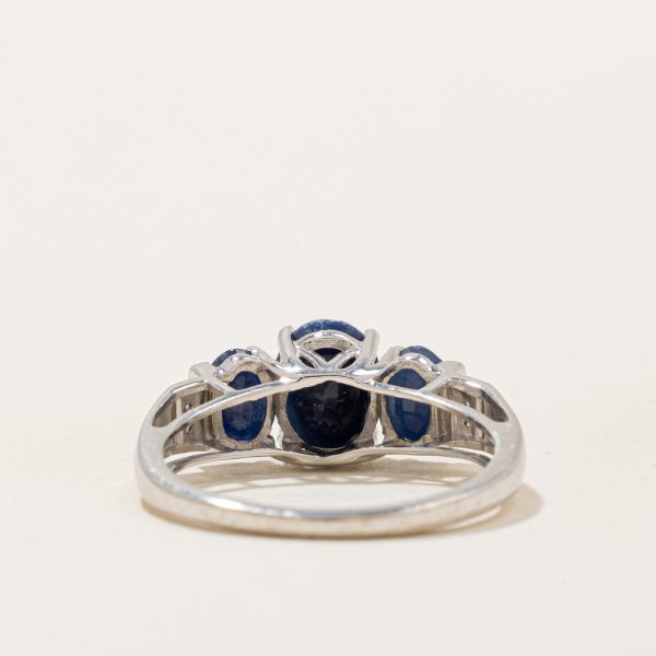 Sapphire & Diamond Ring | 1.90ctw, 0.02ctw | SZ 7 | on Sale