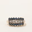 Sapphire & Diamond Ring | 0.70ctw, 0.02ctw | SZ 6 | Discount