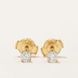 100 Ways  Diamond Stud Earrings With Eagle Claws and Guardian Backs | 0.29ctw | Sale