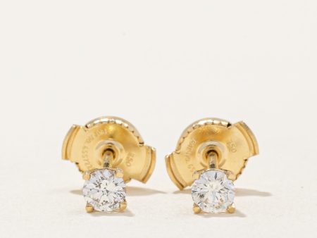 100 Ways  Diamond Stud Earrings With Eagle Claws and Guardian Backs | 0.29ctw | Sale