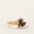 Sapphire & Diamond Ring | 0.30ctw, 0.015ct | SZ 6 | Supply