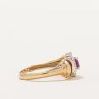 Ruby & Diamond Cocktail Ring | 0.35ctw, 0.02ctw | SZ 6.75 | Online