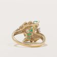 Emerald & Diamond Ring | 0.50ctw, 0.01ctw | SZ 5.5 | Supply