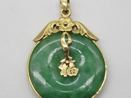 Jadeite Donut 18k Pendant | 12.50ct | Discount