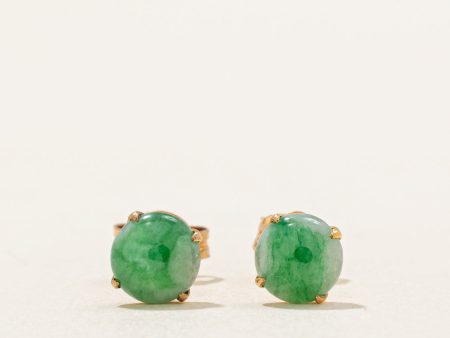 Jadeite Stud Earrings | 0.80ctw | Sale