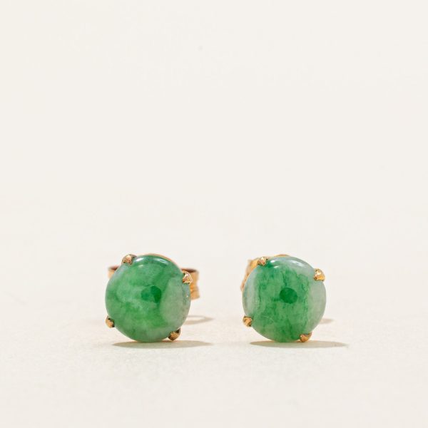 Jadeite Stud Earrings | 0.80ctw | Sale