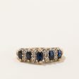 Sapphire & Diamond Ring | 0.50ctw, 0.04ctw | SZ 5.5 | Sale