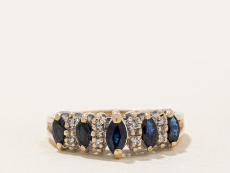 Sapphire & Diamond Ring | 0.50ctw, 0.04ctw | SZ 5.5 | Sale