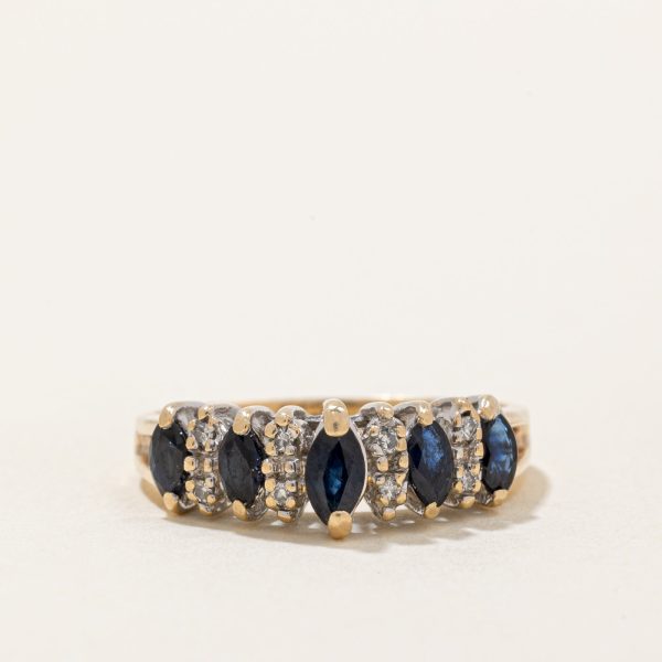 Sapphire & Diamond Ring | 0.50ctw, 0.04ctw | SZ 5.5 | Sale