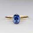 100 Ways  Oval Sapphire Solitaire Ring | 1.53ct | SZ 6.5 | For Discount