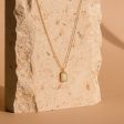 White Opal Rectangle Necklace Fashion