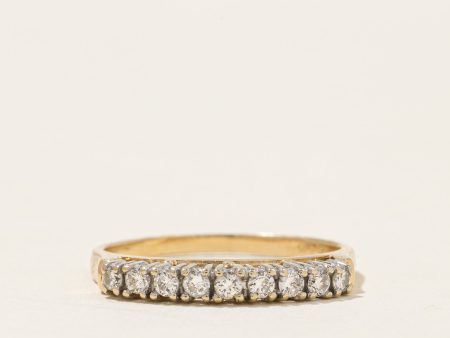 Semi Eternity Diamond Band | 0.20ctw | SZ 6.5 | Online Sale