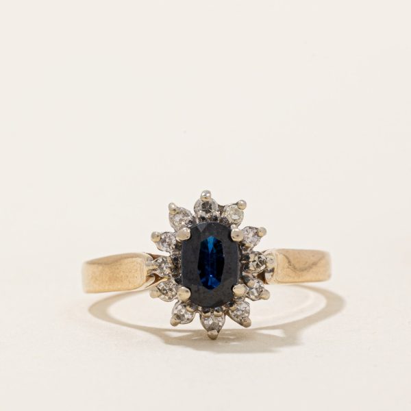 Sapphire & Diamond Ring | 0.55ct, 0.06ctw | SZ 5.5 | Discount